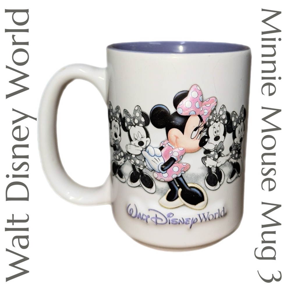 Disney Parks - Disney World Resort‎ Minnie Mouse 3D Coffee Mug - Lilac Purple